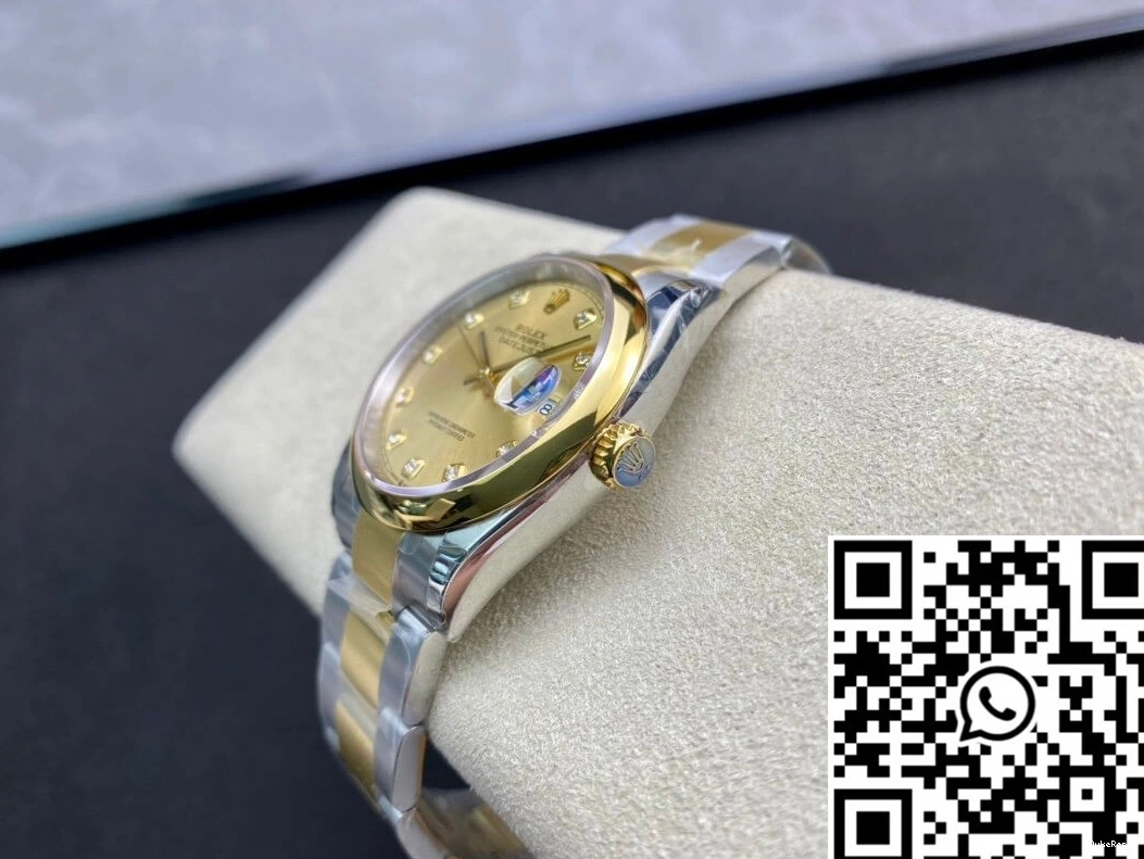 Dial Diamond-set EW Rolex Datejust Factory M126203-0018 0124